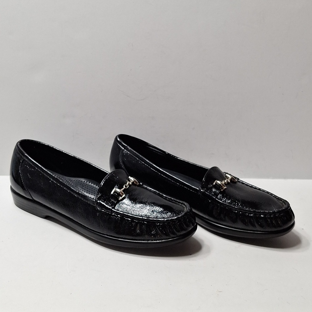 SAS Tripad Classic Minimalist Comfort Black Leather Loafer Made In USA Size 9.5N